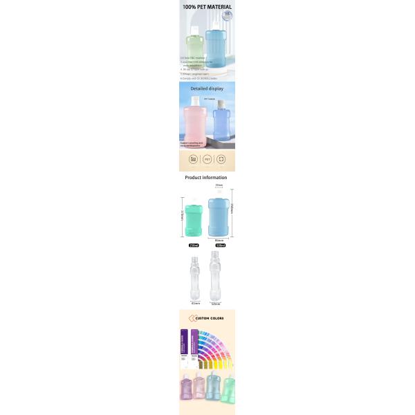 250ml 500ml Empty Plastic Bottle for Mouthwash Tongue Cleaner Mouth Care Plastic Bottles