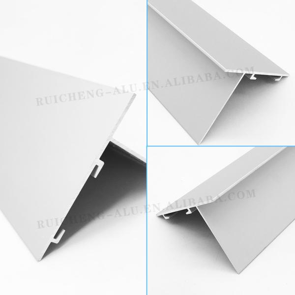 Flexible Balcony Aluminum Tile Trim Anodizing Oxidation With Drip