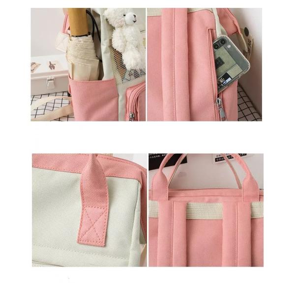 School 24cm Backpack Bag Set Girls Cute Backpack Set Cartoon Kids Teens