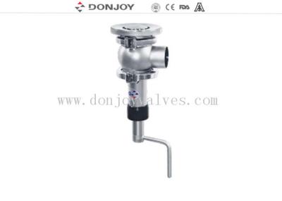 2 tipo inferior da válvula 20 do assento do tanque manual de aço inoxidável de DONJOY