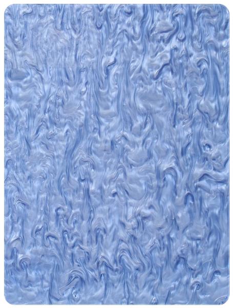 1/8 In Light Blue Pearl Marbling Cast Acrylic Sheet Home Furniture
