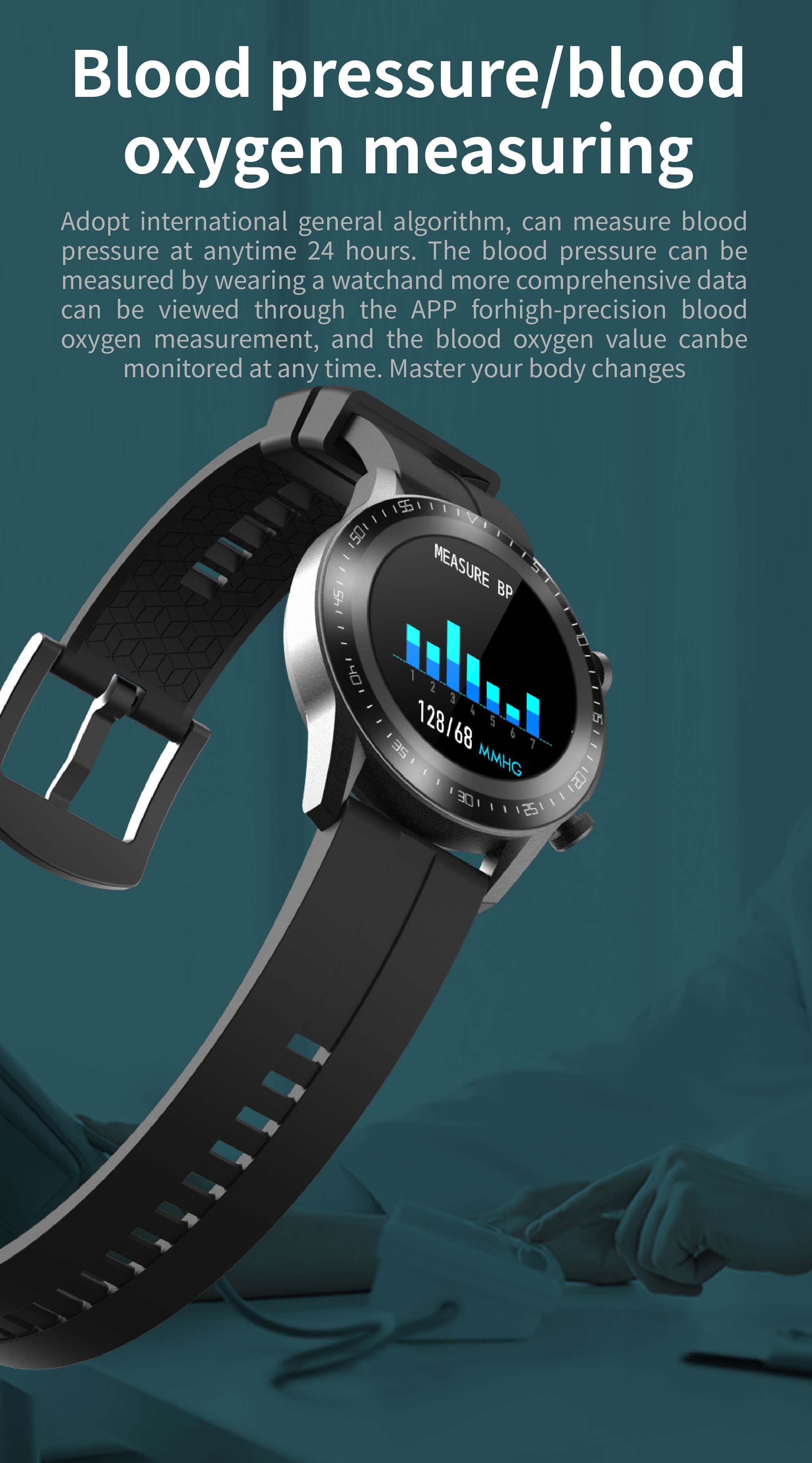 Сообщения H53 Inteligente дозора детей приспосабливать Wristband андроида GT2 умный