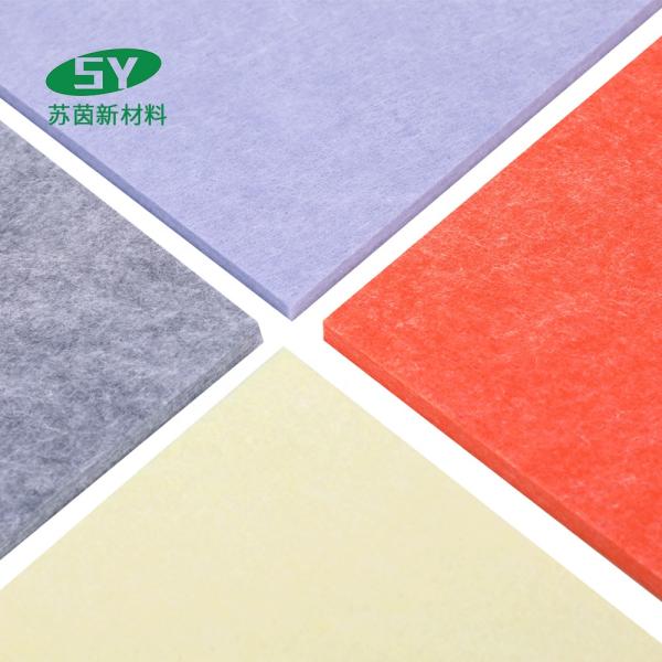 Звукоизоляционная плита волокна 100% полиэстер ЛЮБИМЦА огнезамедлительная красочная для студии