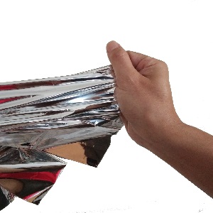 Silver Reflective Mylar Film Garden Greenhouse Covering Foil Sheets Highly Reflective, Effectively Increase Plants Grow