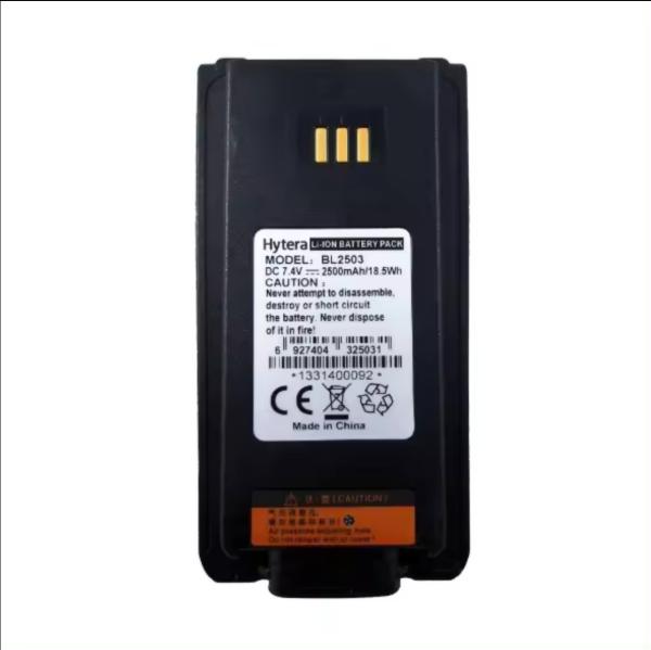 Bateria BL2503 BL2008 BL2006 HYT 2000mAh Bateria de substituição DMR PD702 PD506 PD606 PD700 PD780 Bateria de rádio bidirecional