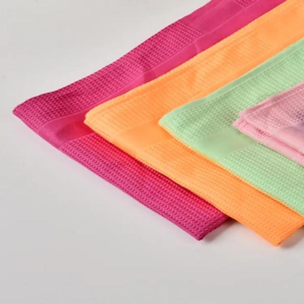 350GSM Microfiber Waffle Kitchen Towel 40x60cm Absorbent Lint-Free