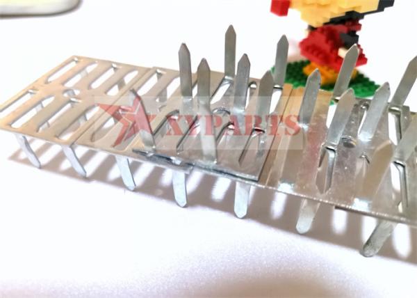 54mmx38mm Stamped High Grade Zinc Plating Steel Rock Wool Impaling Clips