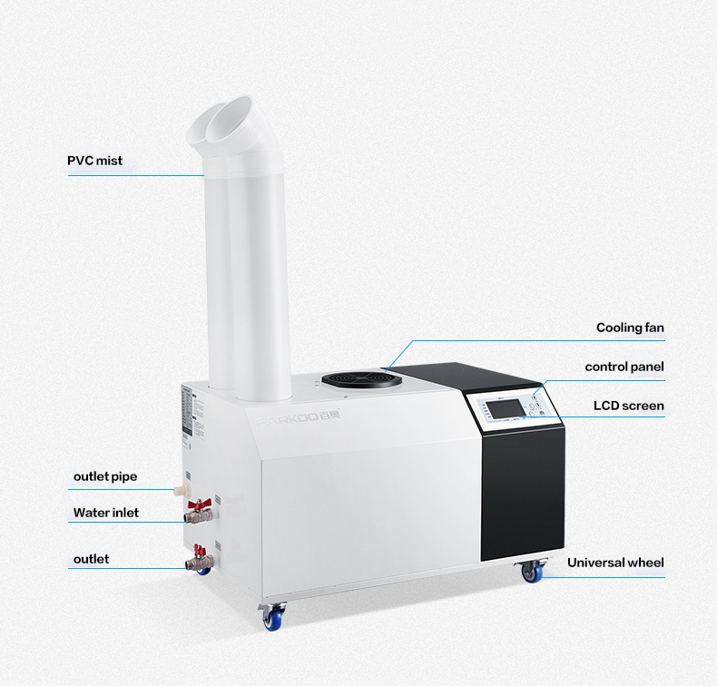 Big Capacity 3kg/H Automatic Modern High Fog Hospital Industrial Ultrasonic Humidifier