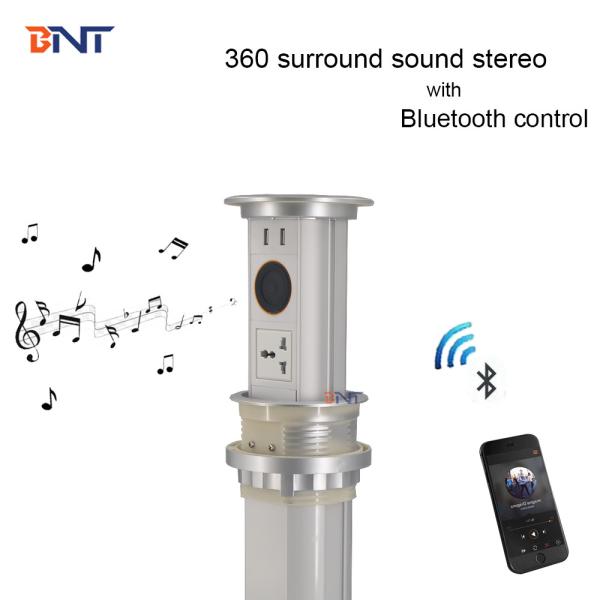 BNT customized product intelligent hidden table design table jack used kitched worktop electrical pop up desktop socket
