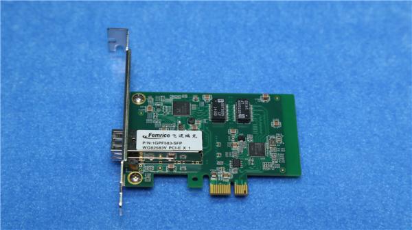 Femrice 1000Mbps PCIex1 SFP Slot Network Interface Card Intel 82583V Gigabit Controller Ethernet Fiber Optic NIC Card