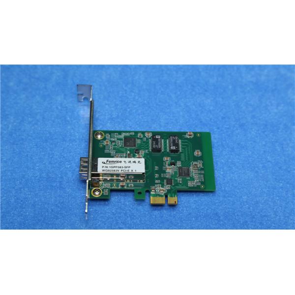 Femrice 1000Mbps PCIex1 SFP Slot Network Interface Card Intel 82583V Gigabit Controller Ethernet Fiber Optic NIC Card