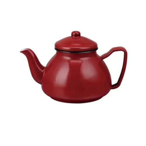 Custom Color Enamel Kettle Small Size Tea Pots 0.8mm Thickness With Handle