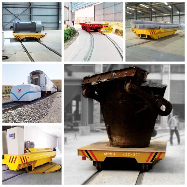 Motorized Heavy Duty Plant Trailer Versatile Track Carriage For Warehouse