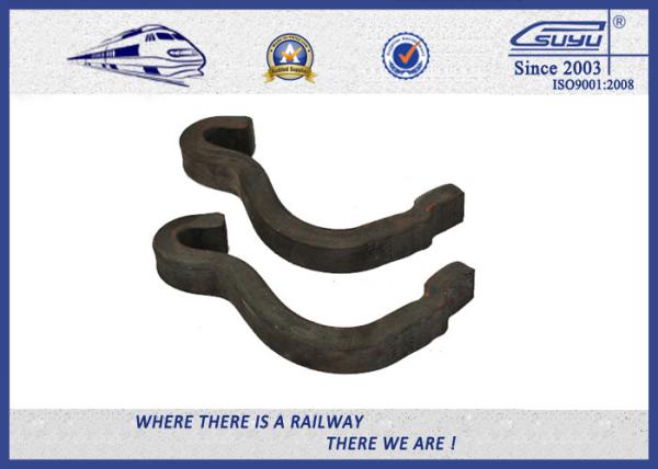 QT500-7 Steel Plain Surface 8.8 Grade Rail Anchor Used for UIC and DIN Standard Rail