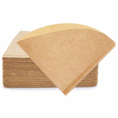 O único papel de filtro do cone do gotejamento do copo acolchoa filtros de café descartáveis