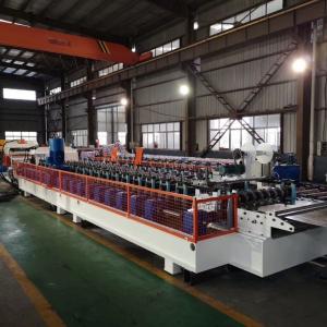 Metal Steel Silo Corrugated Panel Roll Forming Machine With 4mm Thickness Grain