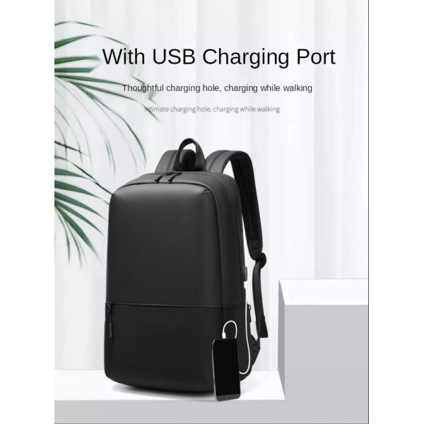 USB Charge 18L Oxford Fabric Fashion Modern Laptop Backpack 2152A