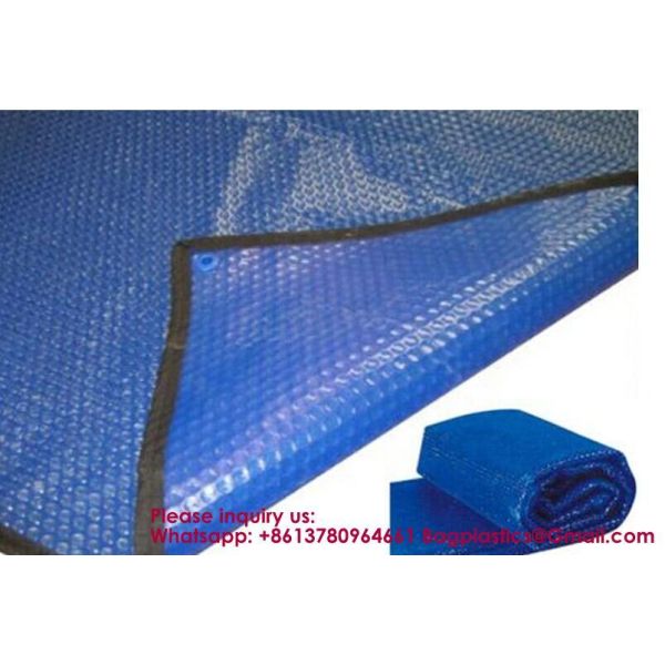 Bubble Foam Automatic Swimming Pool Solar Cover Bubble Swimming Pool Cover UV-Resistant Anti-Dust Solar Pool Cover For Seimming Pools Pool Blanket Above Ground Swimming Pool Solar Thermal Covers
