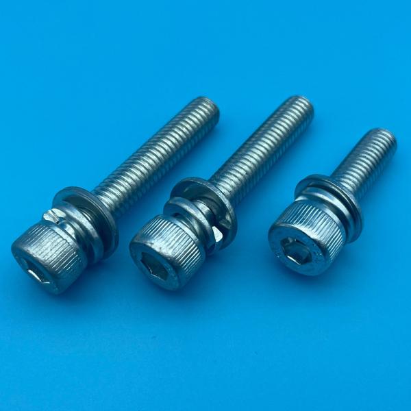 Alloy Steel ISO4782 Grade12.9 High-Strength Hex Socket Allen Zinc Bolts