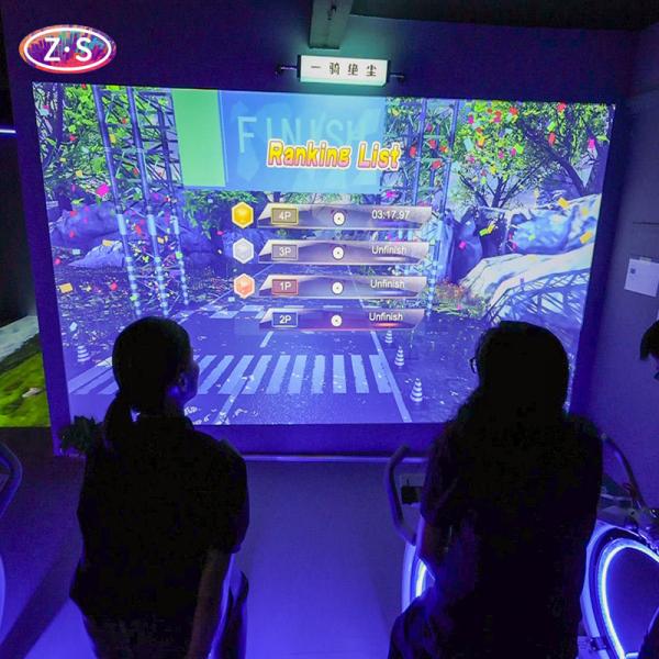 Interactive Indoor Bike Simulator Real Time VR Exercise Games