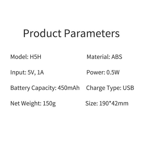 0.5W ABS USB 450mAh Blackhead Vacuum Suction Beauty Device