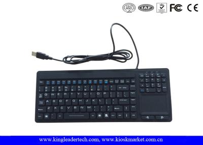 Teclado médico do silicone com Touchpad e teclado numérico numérico na relação de USB