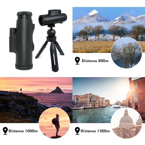 Стекло IPX7 водоустойчивое Starscope ED телескопа мобильного телефона 8×33 Monocular для располагаясь лагерем звероловства