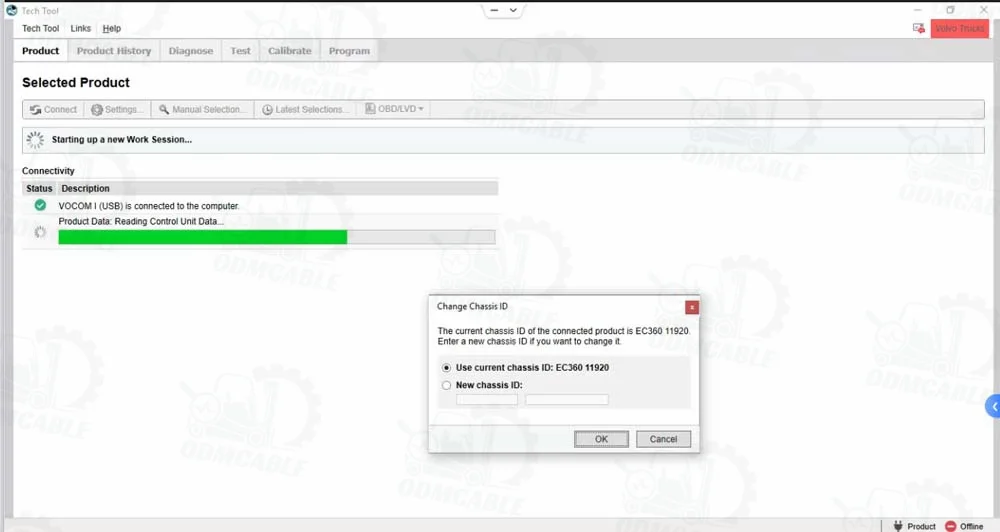 VOCOM 2 88894000 Усовершенствованный диагностический инструмент экскаватора для грузовиков Mack и тяжелых грузовых автомобилей