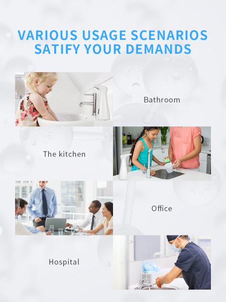 2kg Refillable Touch Free 200ml Electric Hand Sanitizer Dispenser Foam Soap For Hotel