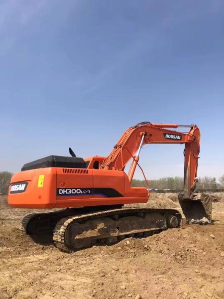 DH300 Excavadora usada Doosan Excavadora de braço estendido Excavadora de rastreamento Excavadora de mineração grande