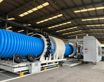 Ligne d'extrusion de tubes ondulés en HDPE/PP OD1200 à oD2000mm de grande taille