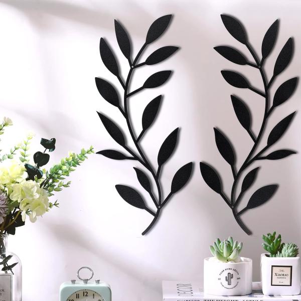Indoor Metal Tree Leaves Wall Decor Vine Metal Olive Branch Wall Art Outdoor