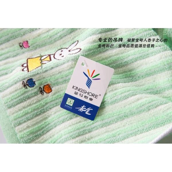 50*25cm 100% cotton embroidered cartoon rabbit kids children face towel