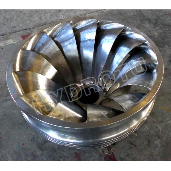 Reliable Francis Turbine Runner 0Cr13Ni4Mo Stainless Steel Construction Hydro Assembly Component