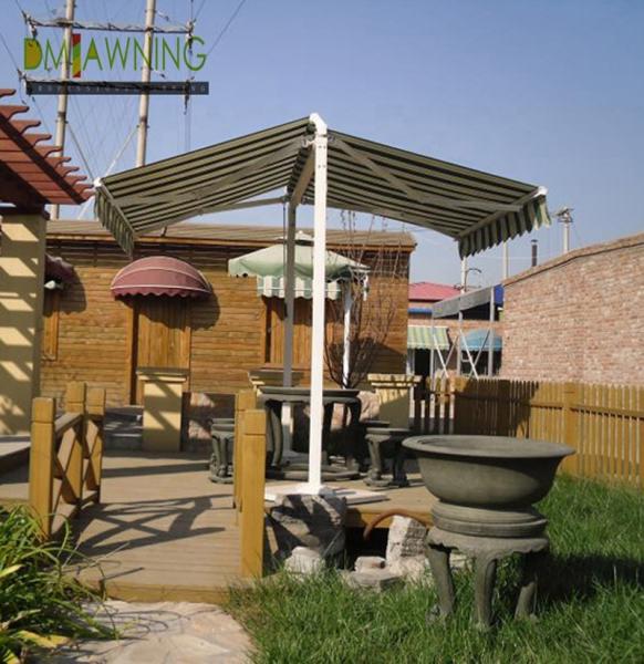 Economic Free Stand Outdoor Waterproof Retractable Awning Double Sided Awnings