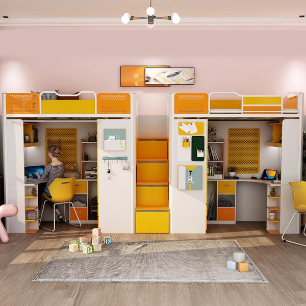 Мебель для гостиниц Металлическая одноместная студенческая двухместная студенческая железная спальня с шкафом и столом