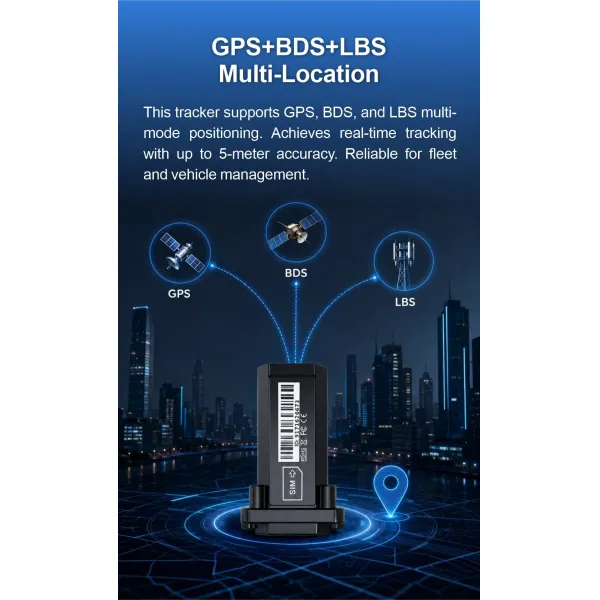 VF36 Wired GPS Built-in 140mAh Backup Polymer Battery