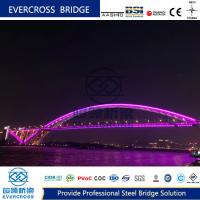 Magnífica aparência Ponte de arco de aço longa vida Ponte temporária de aço