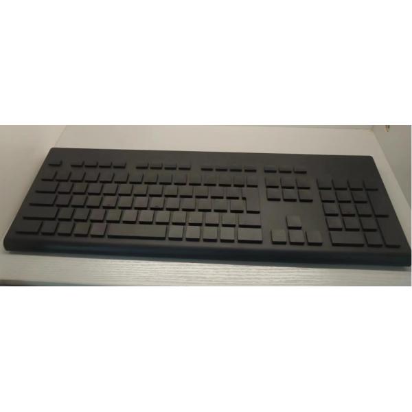 1.5mm Matte Black White ANSI Double Shot PBT Keycaps Set For Smooth Precise Typing