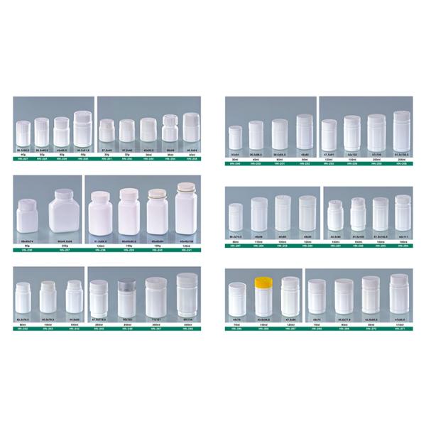 Промышленная фармацевтическая HDPE 30cc квадратная пластиковая бутылка капсулы с винтовой крышкой