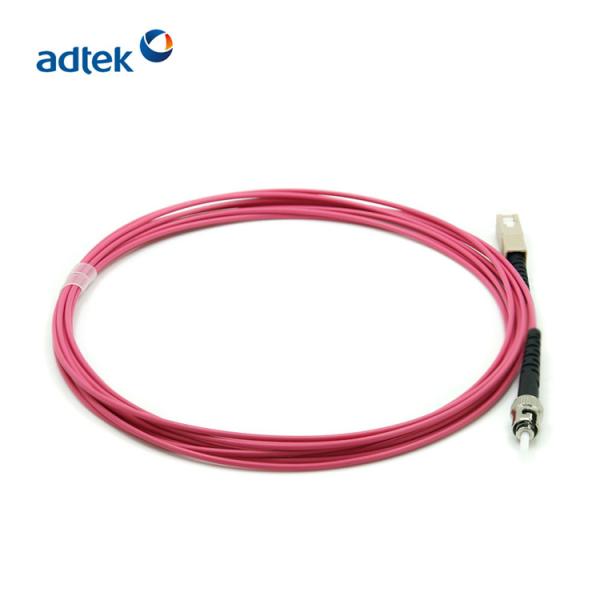 SC To ST OM4 Fiber Patch Cable Multimode Simplex 0.9mm 2.0mm 3.0mm Patch Cord