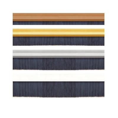 Aluminium Bar Polypropylene Industrial Strip Brush Door Bottom Sealing