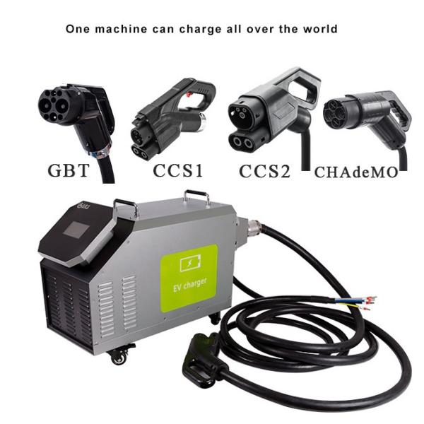 CCS GB/T Type2 Portable DC 7KW EV Charger for Electric Vehicles Charging Solutions Provider
