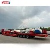 Manufacturer Sale 8 Axle Lowboy Trailer Truck 60 Ton 70ton 80ton 120ton 150ton Lowbed Semi Trailer with Gooseneck for Sale