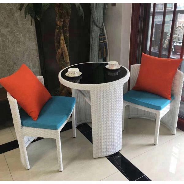 Garden Sofa and Coffee Table Set Modern Design Outdoor Garden Furniture for Coffee Shop