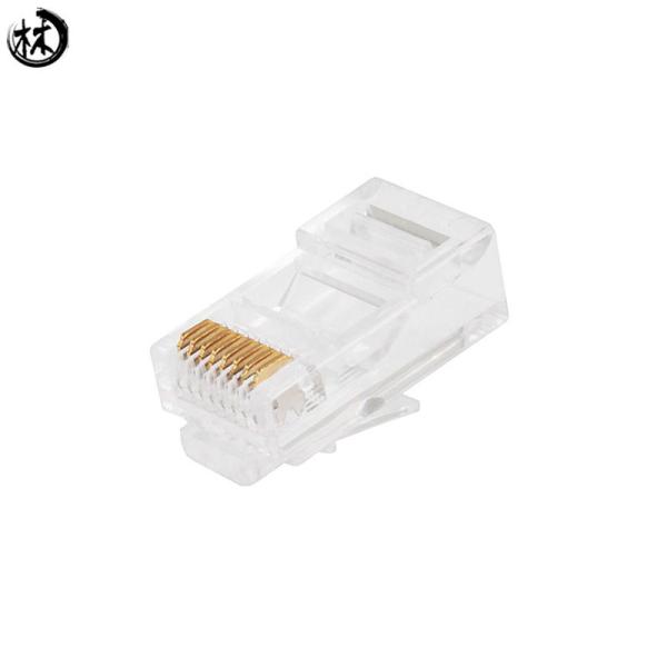RJ45 Network Cable Accessories 8p8c Connector Gold Plating 3U '' -50U Male Gender