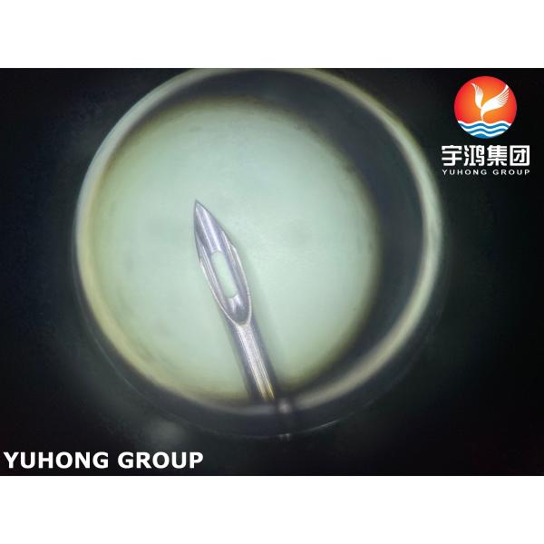 SUS304 Medical Stainless Steel Back Eye AV Fistula Needle Tube For Hemodialysis
