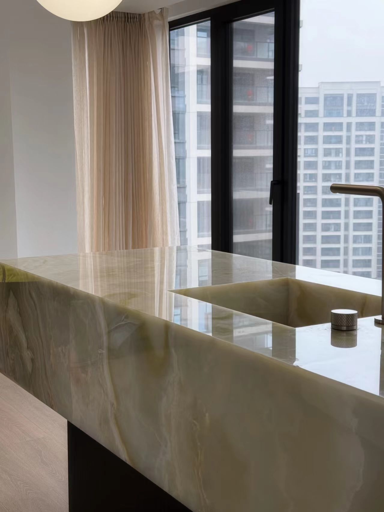 Luxury Verde Alpi Marble Countertop | Jade Green with Gold Veins for Kitchen & Bathroom