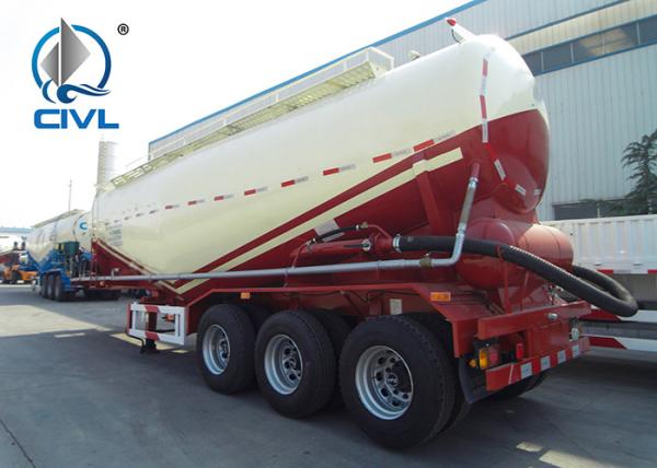 3 Axles 35m3 Capacity Large Capacity Diesel Semi Trailer Trucks Bulk Cement Semitrailer