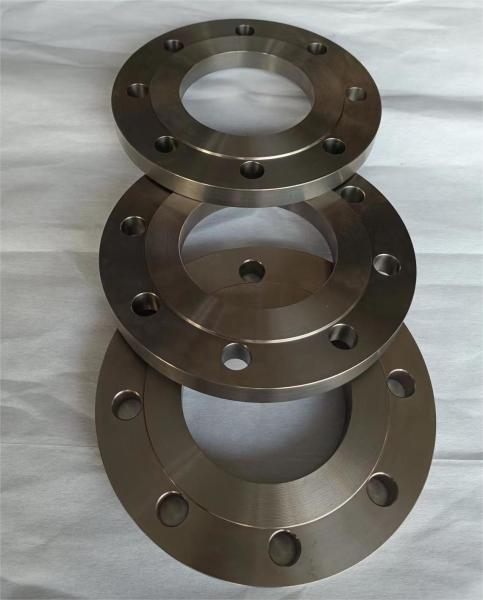 Titanium Flat Welded Flange / Welding Plate Flange With Gr1 Gr2 Gr9 Gr10